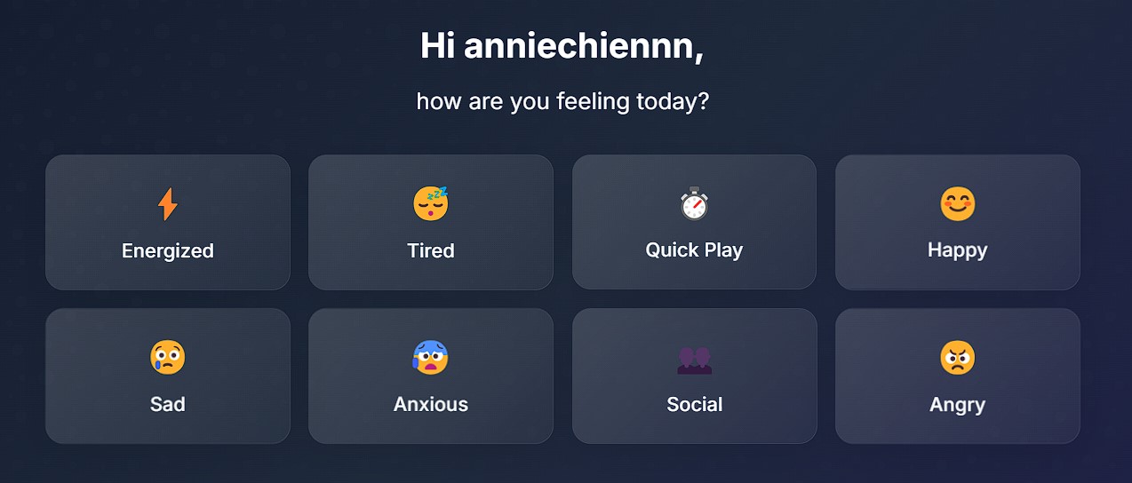 Select your current mood